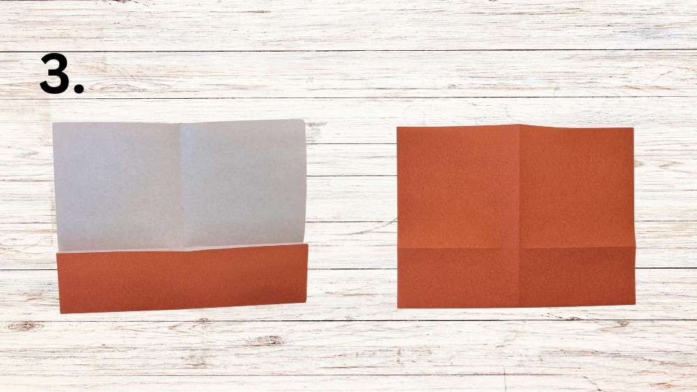 Schritt 3: Obere Kante falten