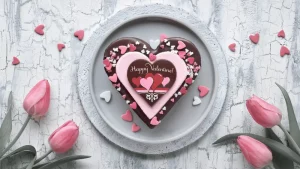 Kuchen-Herz zum Valentinstag