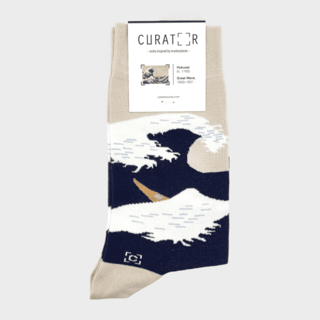 Socken Katsushika Hokusai die große Welle 36-40 / 41-46