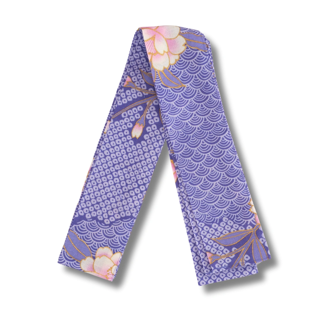Damen Yukata – Lila mit Blumen Damen Yukata – Lila mit Blumen