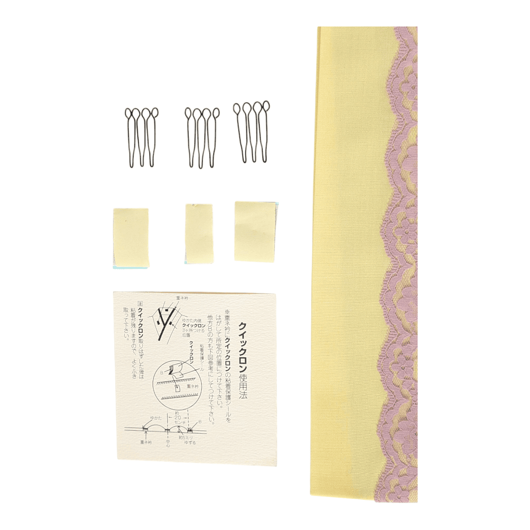Kasane-Eri Pistazie mit Spitze und 3 x Eri-Pin