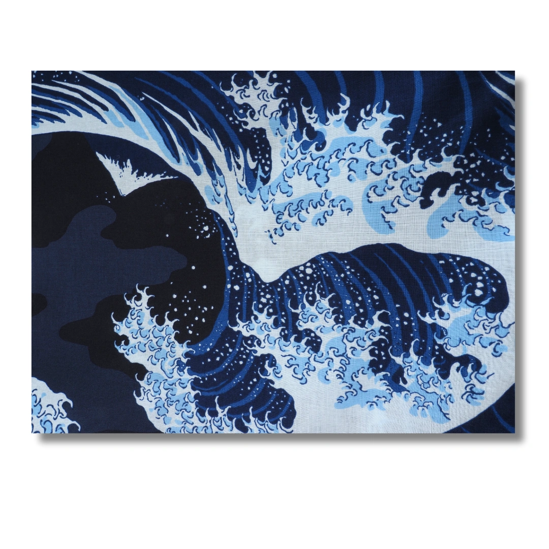 Herren Yukata Hokusai - Die große Welle von Kanagawa