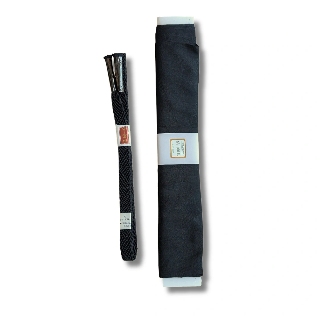 Vintage Obiage Obijime Set schwarz unbenutzt