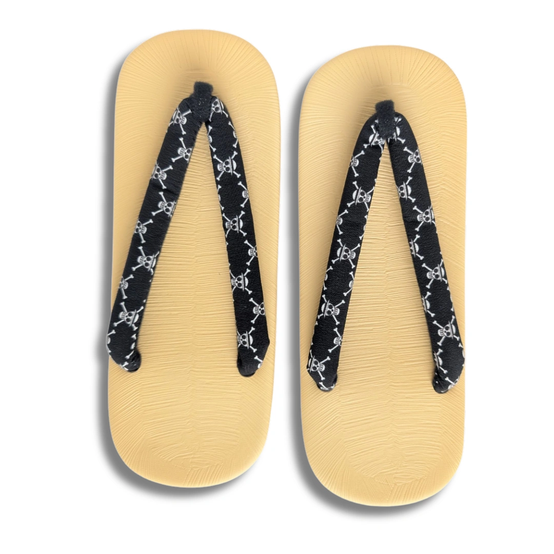 One Piece Zōri Sandalen schwarz