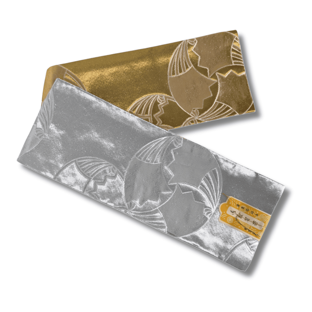 Vintage Mai-Obi / Tanz-Obi Gold / Silber