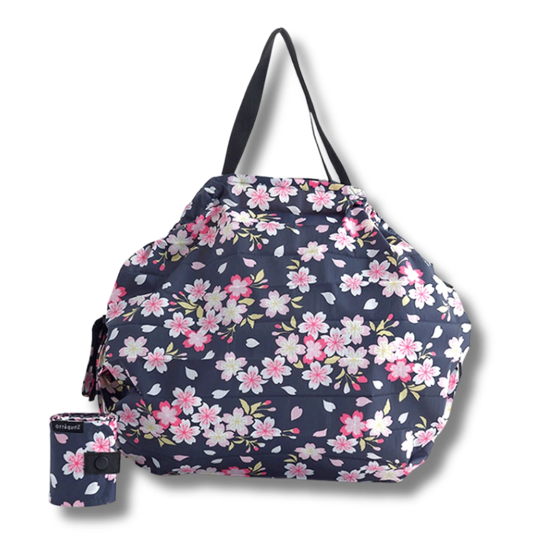 Shupatto faltbare Einkaufstasche Sakura M