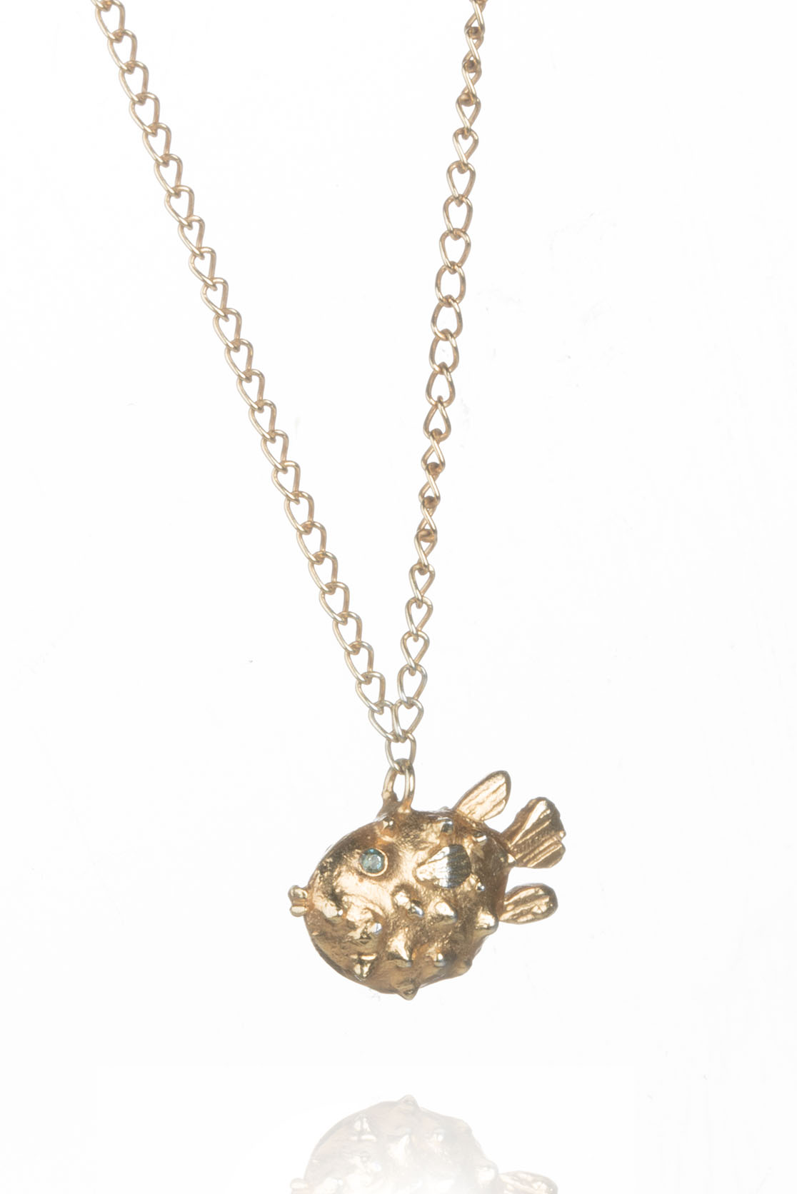 Fugu Halskette gold
