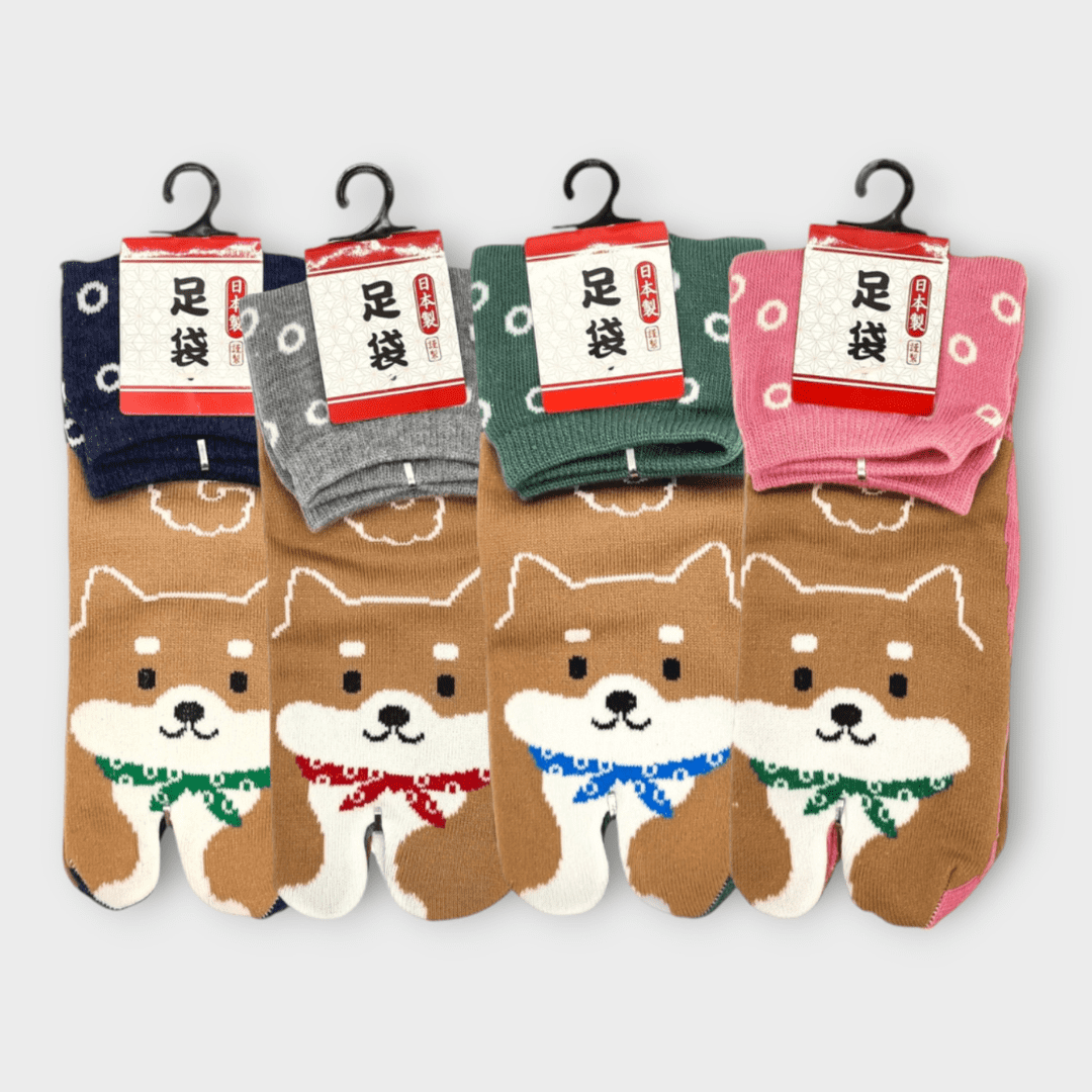 japanische Tabi Socken Zehensocken  Shiba Inu 