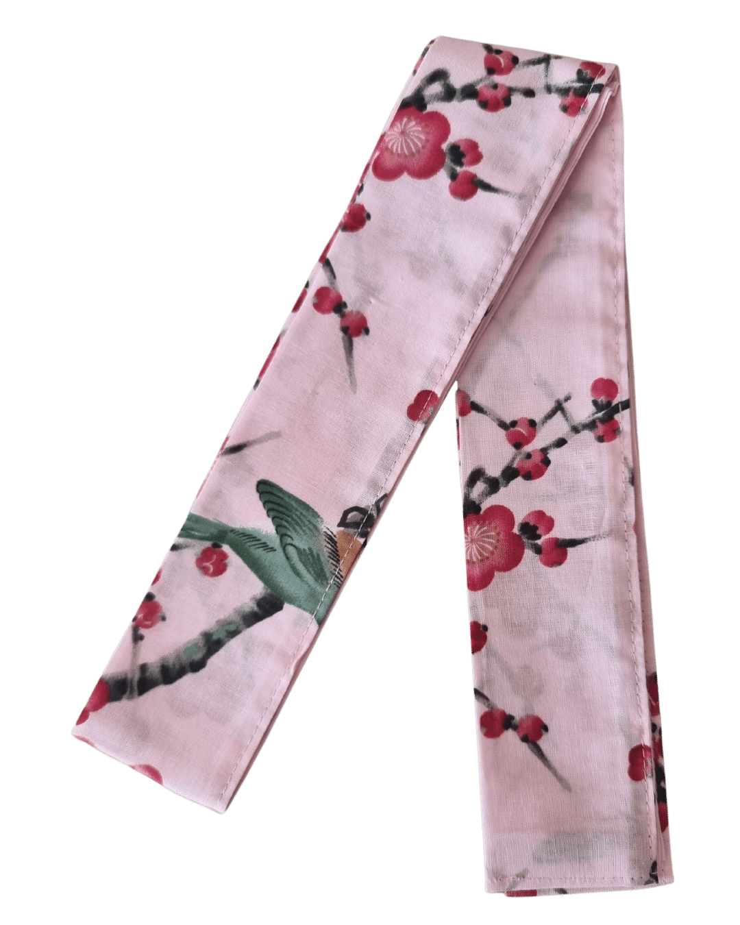 Plus Size Yukata Pflaumenblüte rosa inkl. Obi