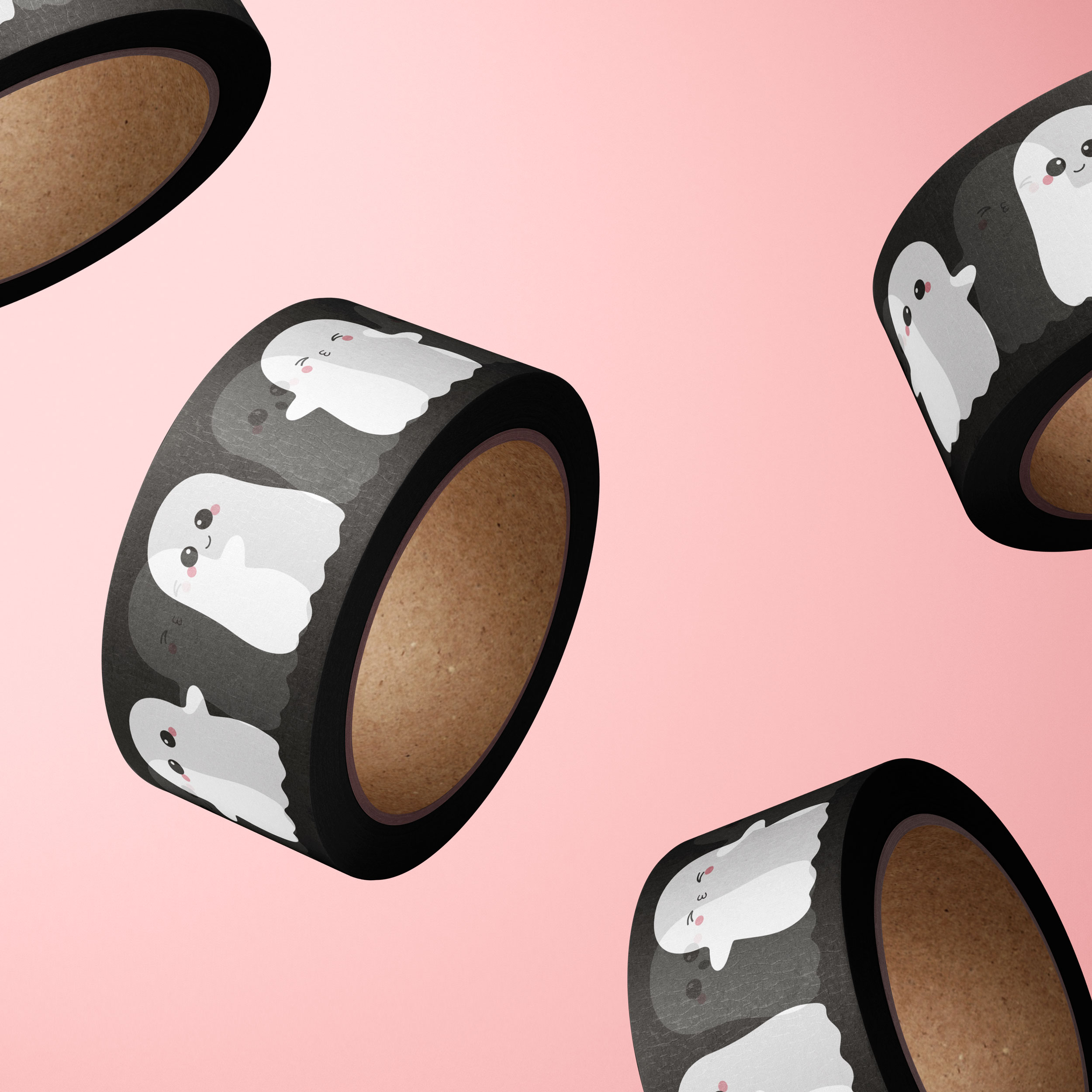 viele Washi Tape Rollen Geister