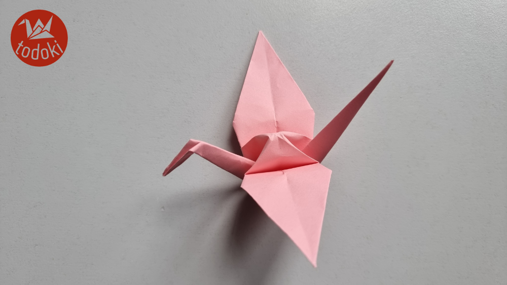fertiger Origami Kranich