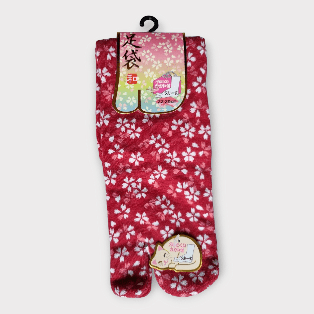 Lange Tabi Socken Zehensocken Sakura 36-39