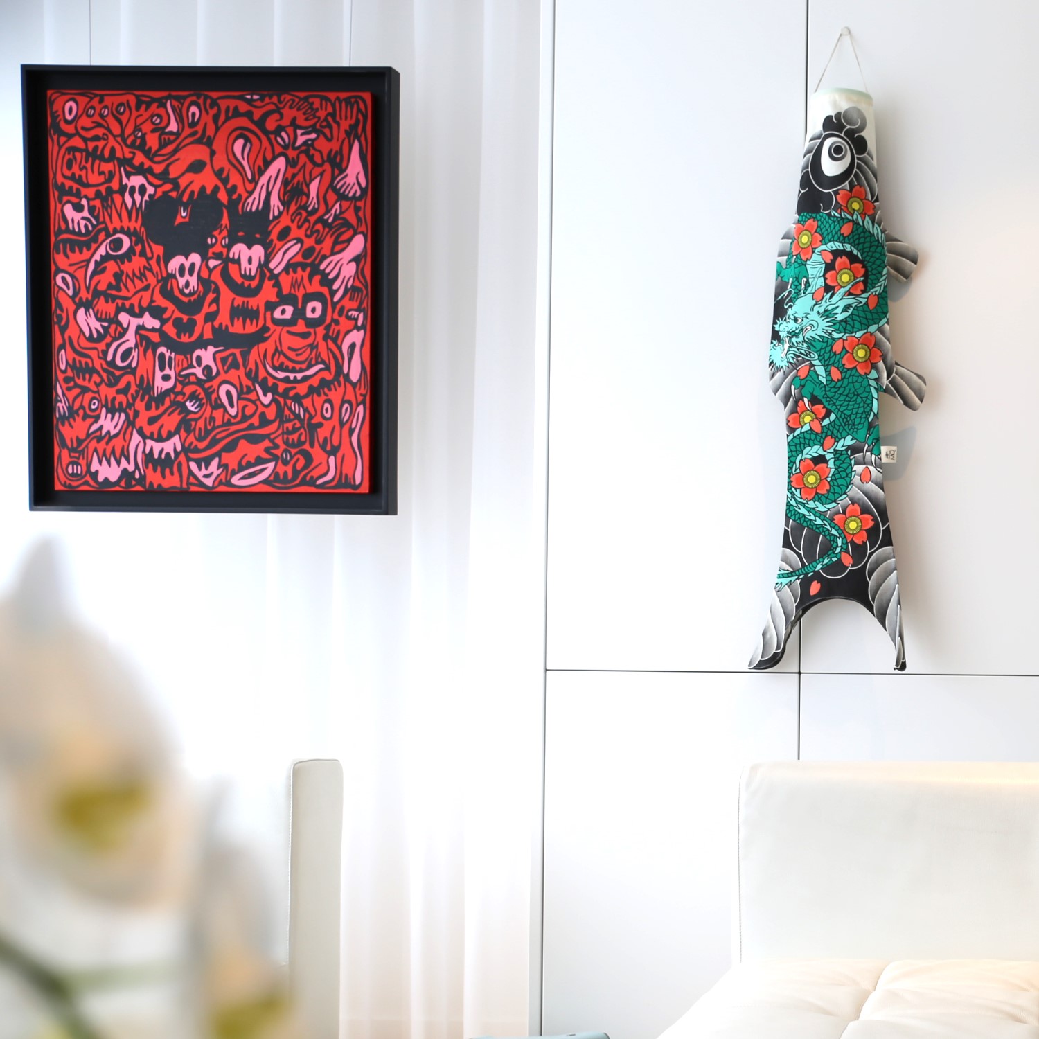 Koinobori Tattoo Drache Größe M 