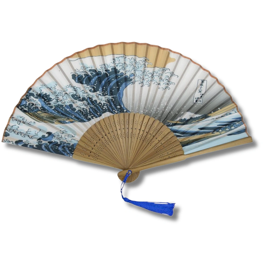 Sensu Fächer Hokusai Kanagawa Welle