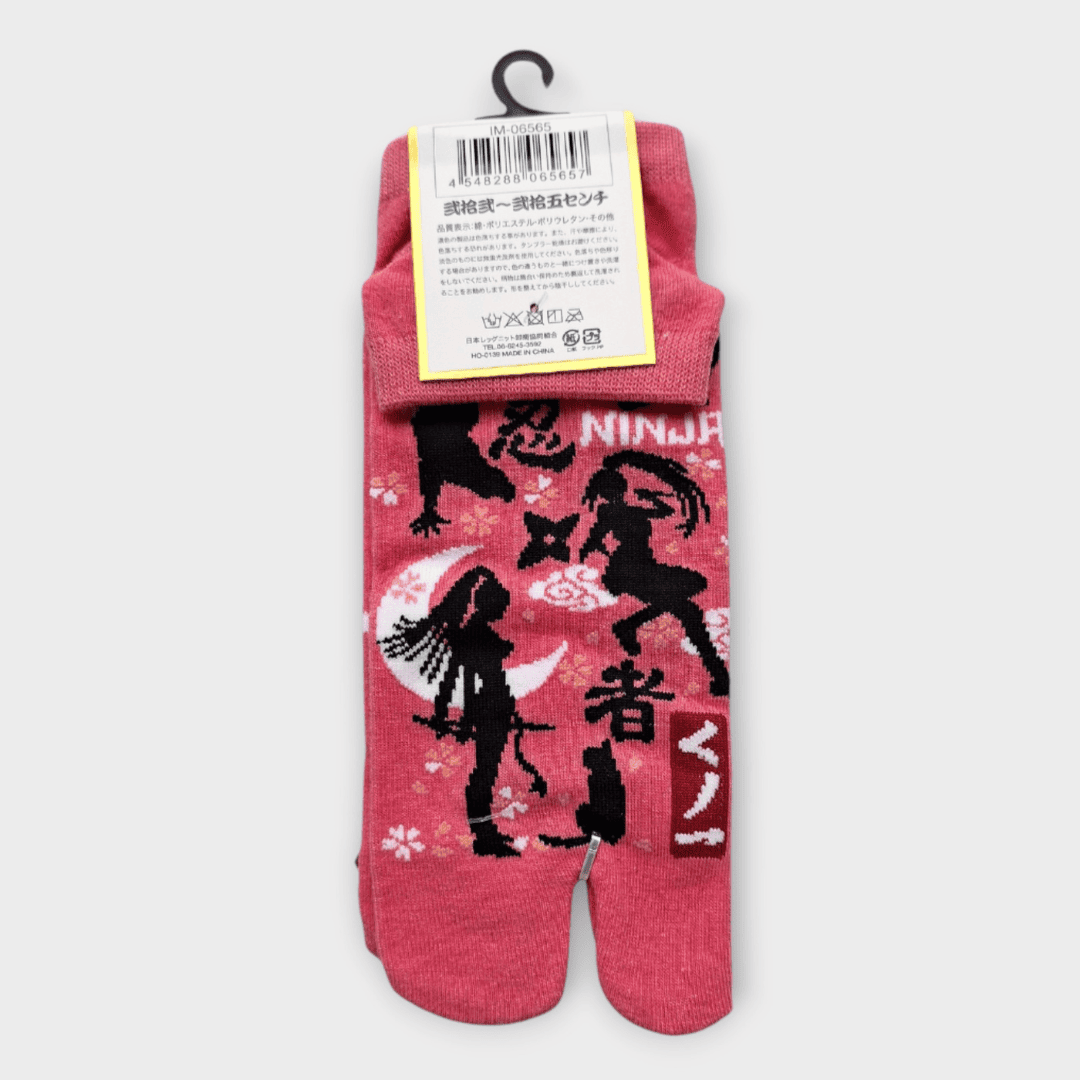 Kurze Tabi Socken Zehensocken Ninja-Girl 36-39