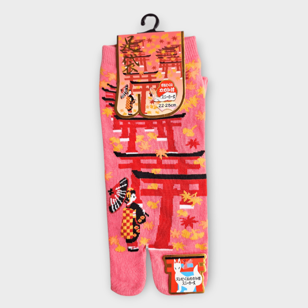 Kurze Tabi Socken Zehensocken Fushimi Inari-Taisha 36-39