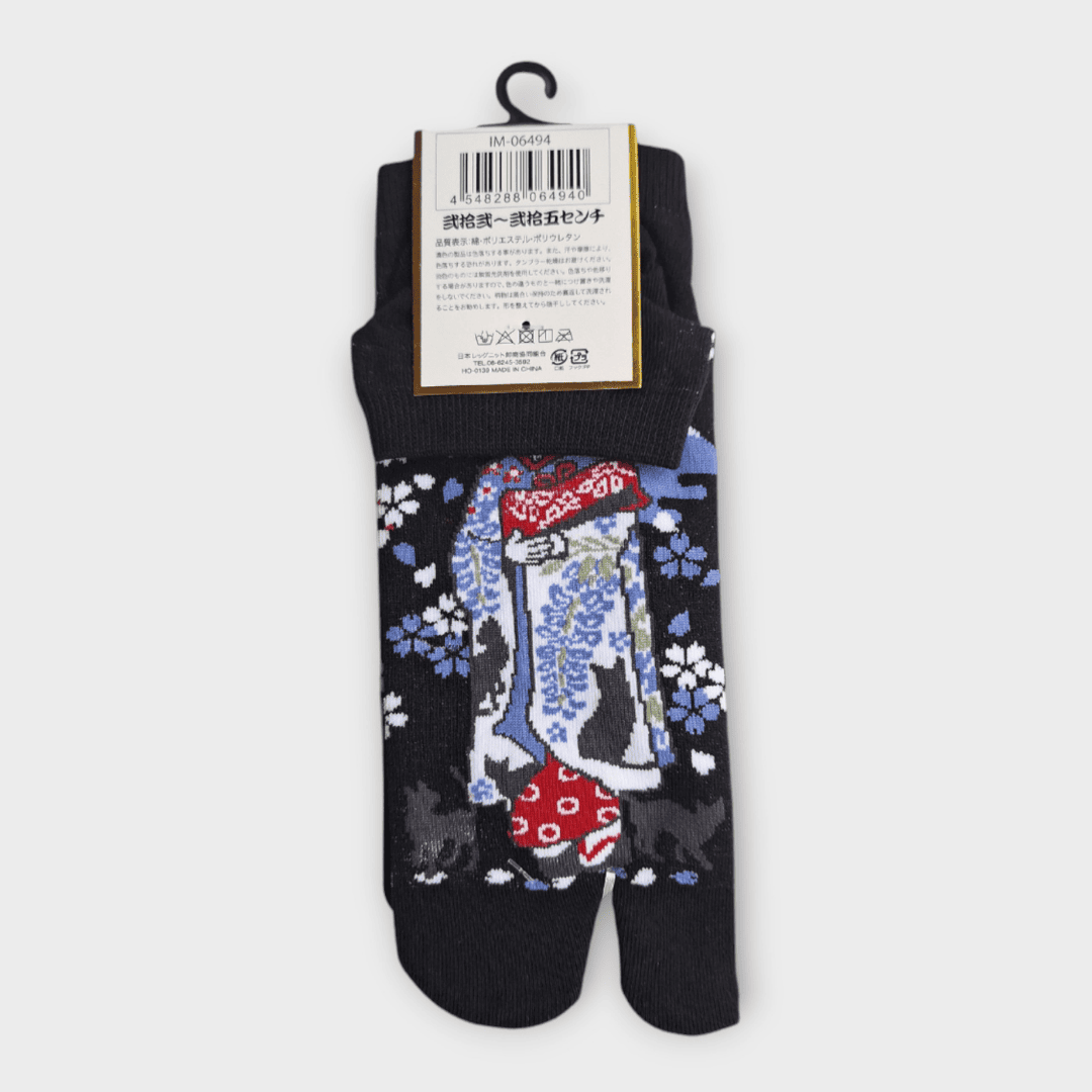 Kurze Tabi Socken Zehensocken Maiko 36-39