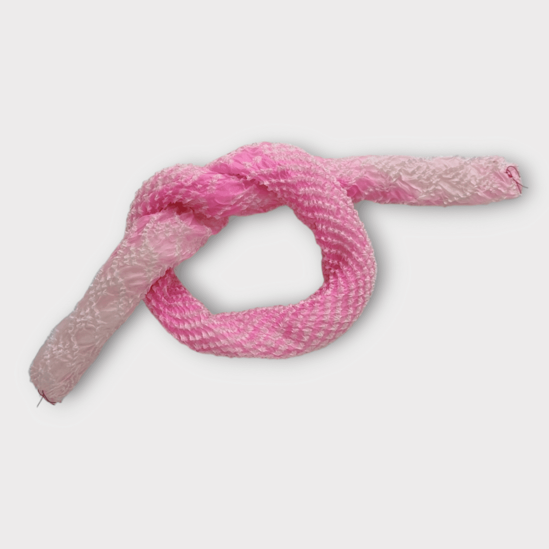 Vintage Chinkoro Haarband Rosa Shibori