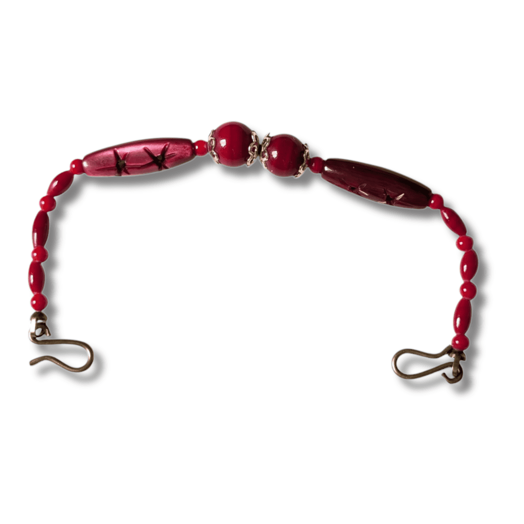 Haori Himo Kette Bordeaux