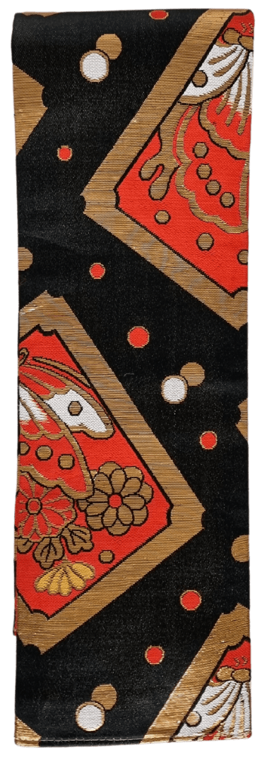 Vintage Kinder Obi schwarz