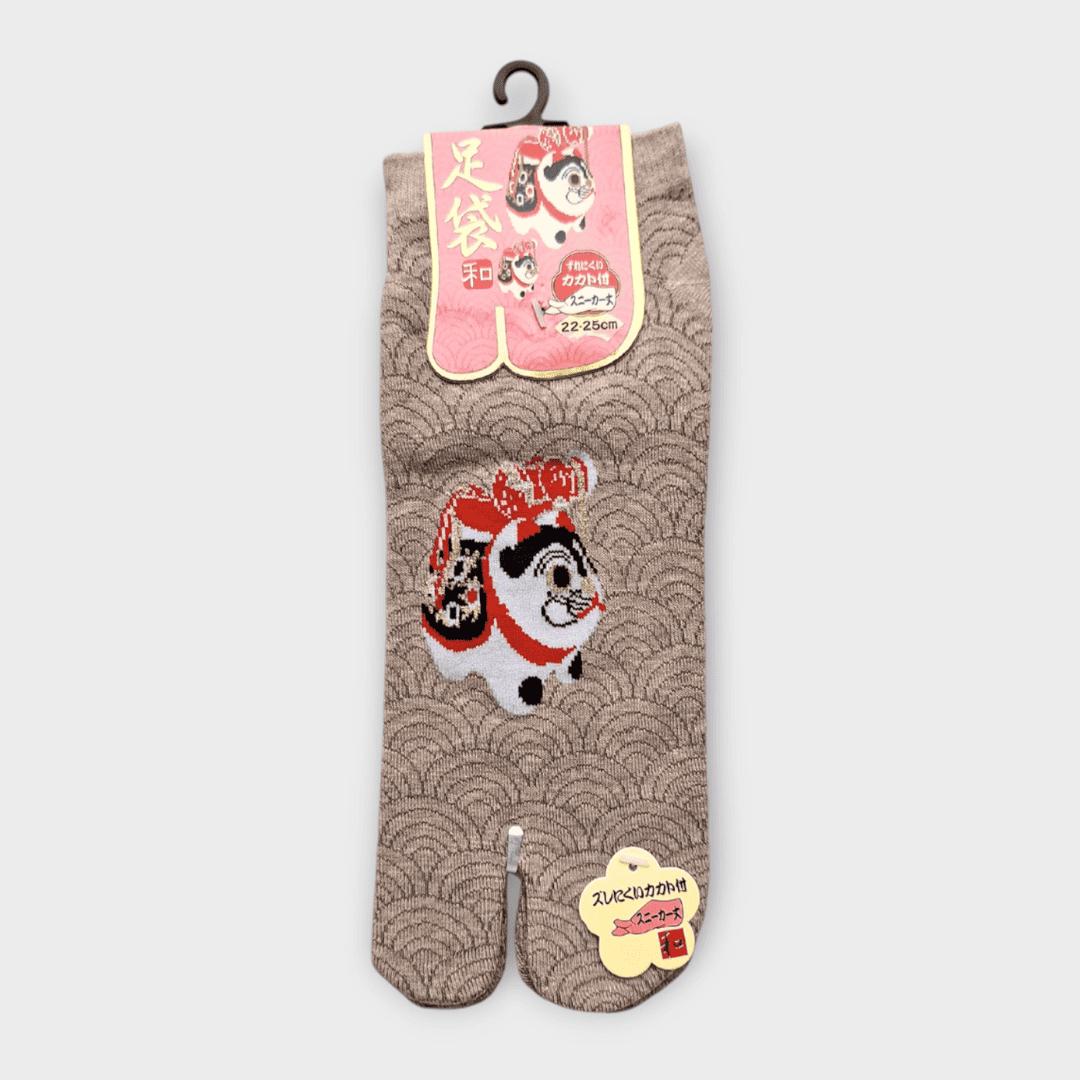 Kurze Tabi Socken Zehensocken Inu Hariko 36-39