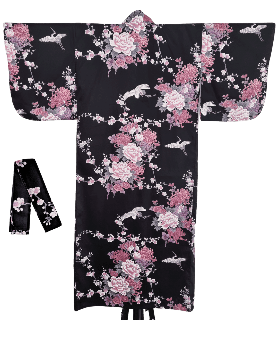 Damen Yukata Pfingstrosen und Kranich