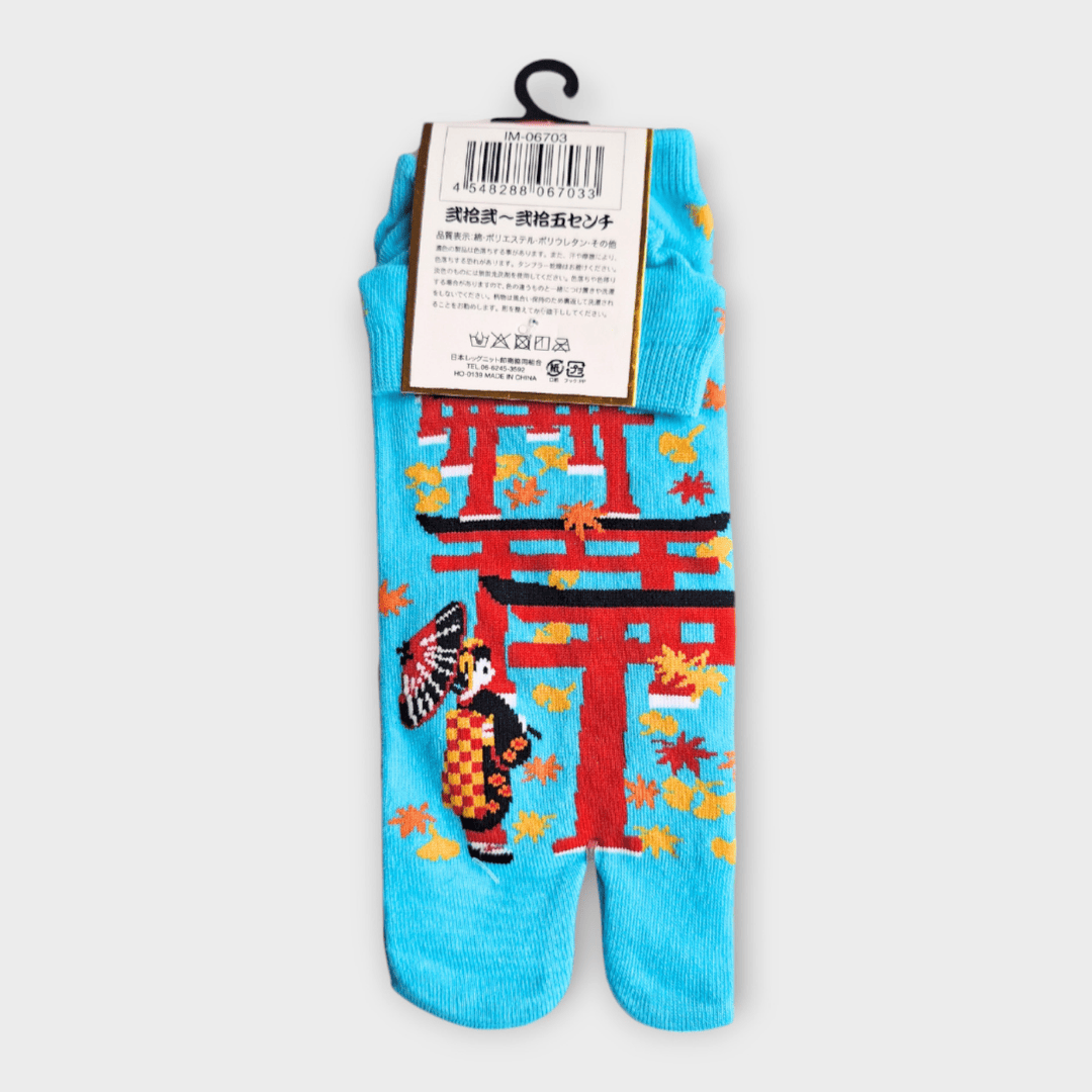 Kurze Tabi Socken Zehensocken Fushimi Inari-Taisha 36-39
