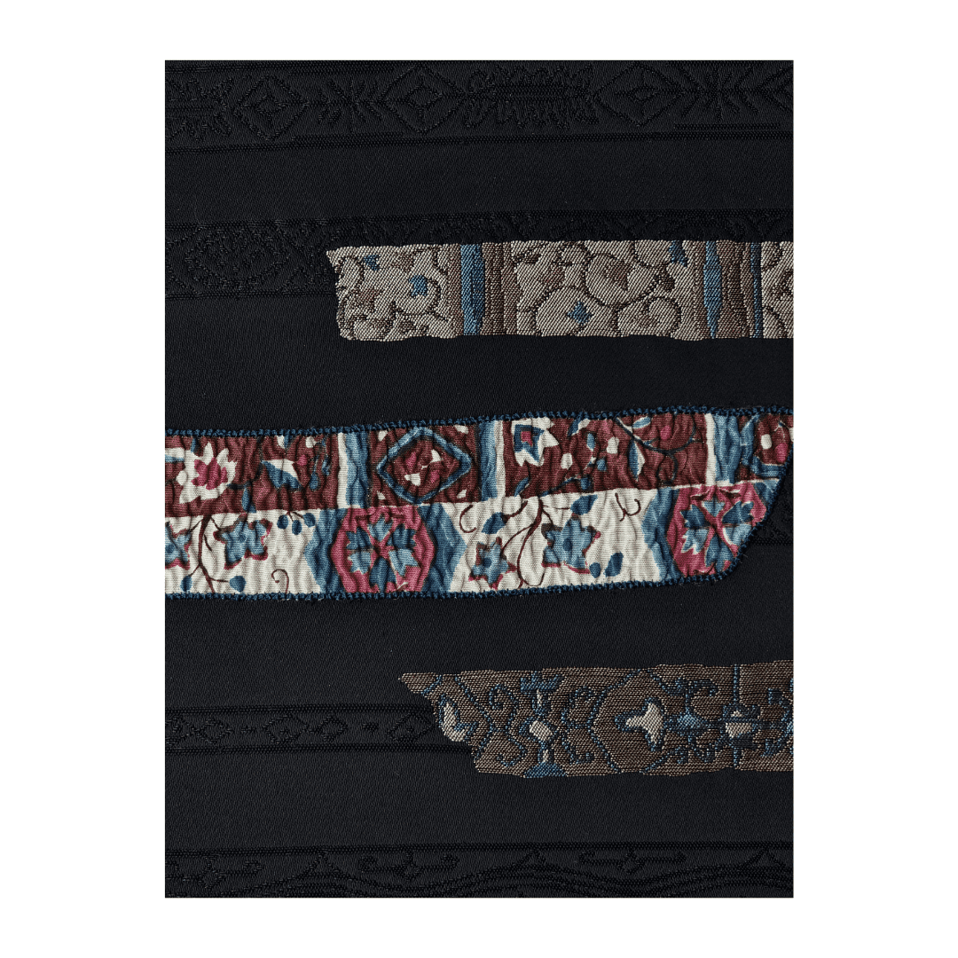 Vintage Kyobukuro Obi Schwarz