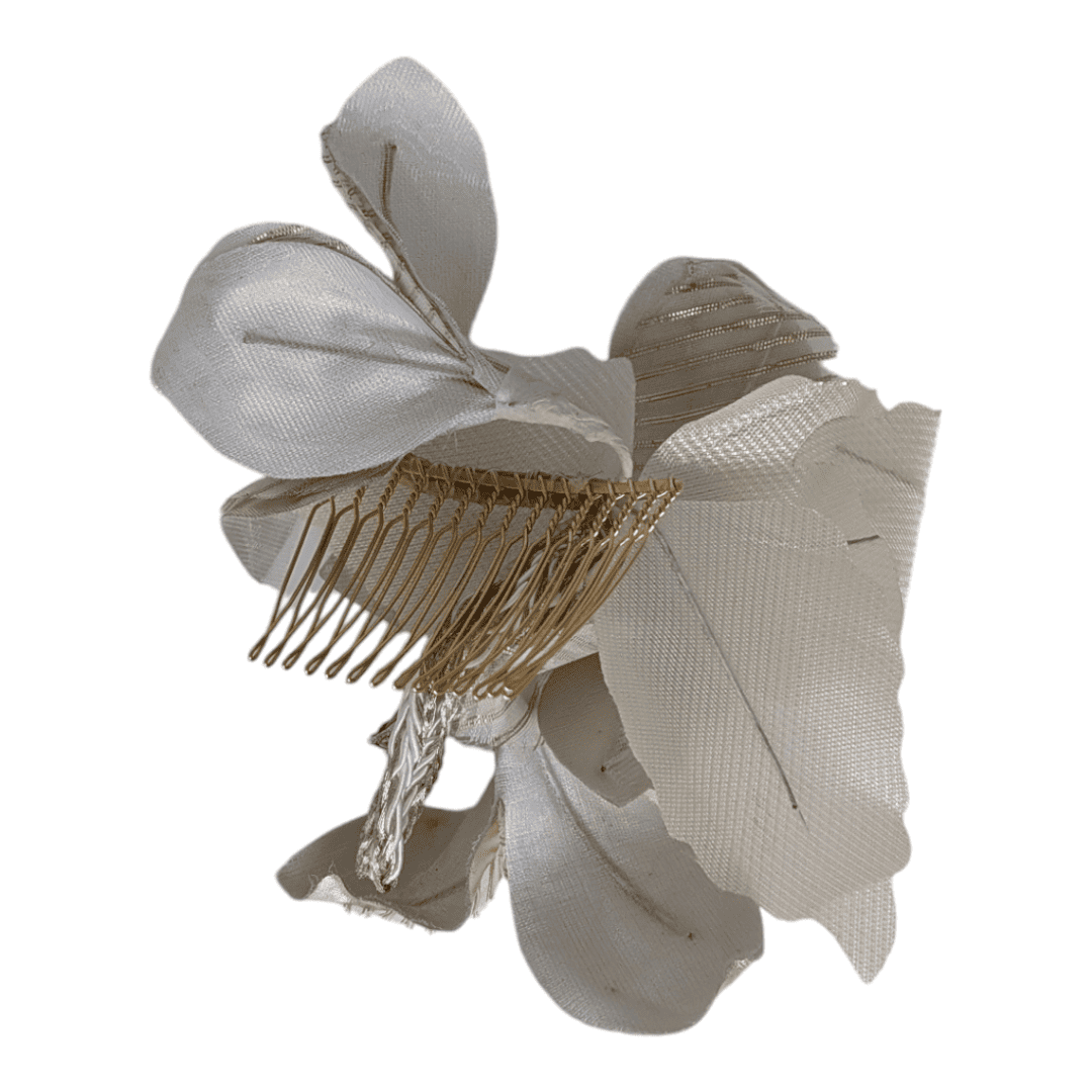 Vintage Kanzashi Haarkamm Gold