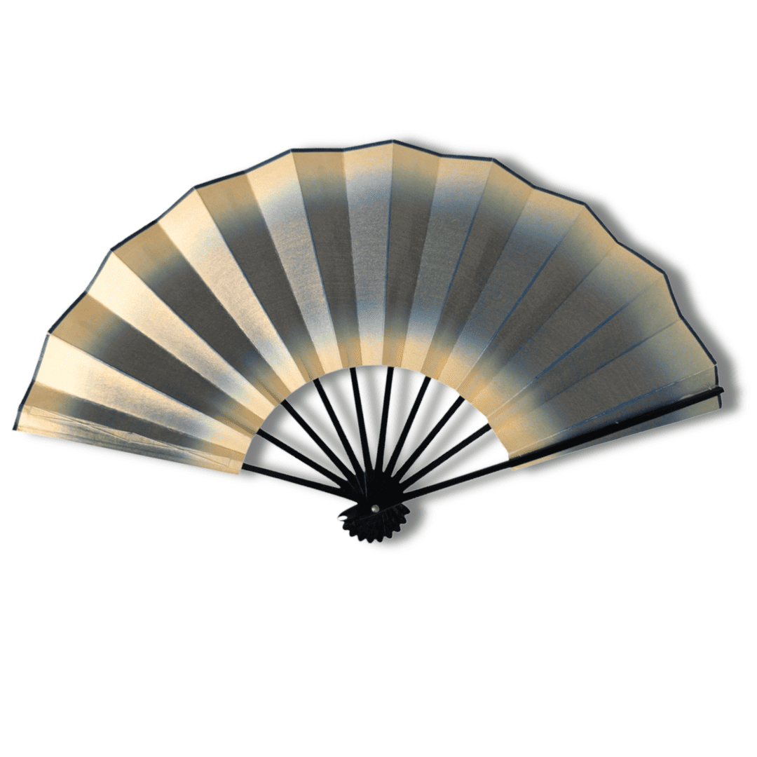 Vintage Mai-Ougi japanischer Handfächer Tanzfächer Farbverlauf